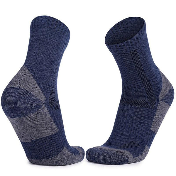Merino Wool Socks Long Tube Professional Ski Socks Thickened Warm Full Wool Hoop Anti slip Pressure Sports Socks Breathable
