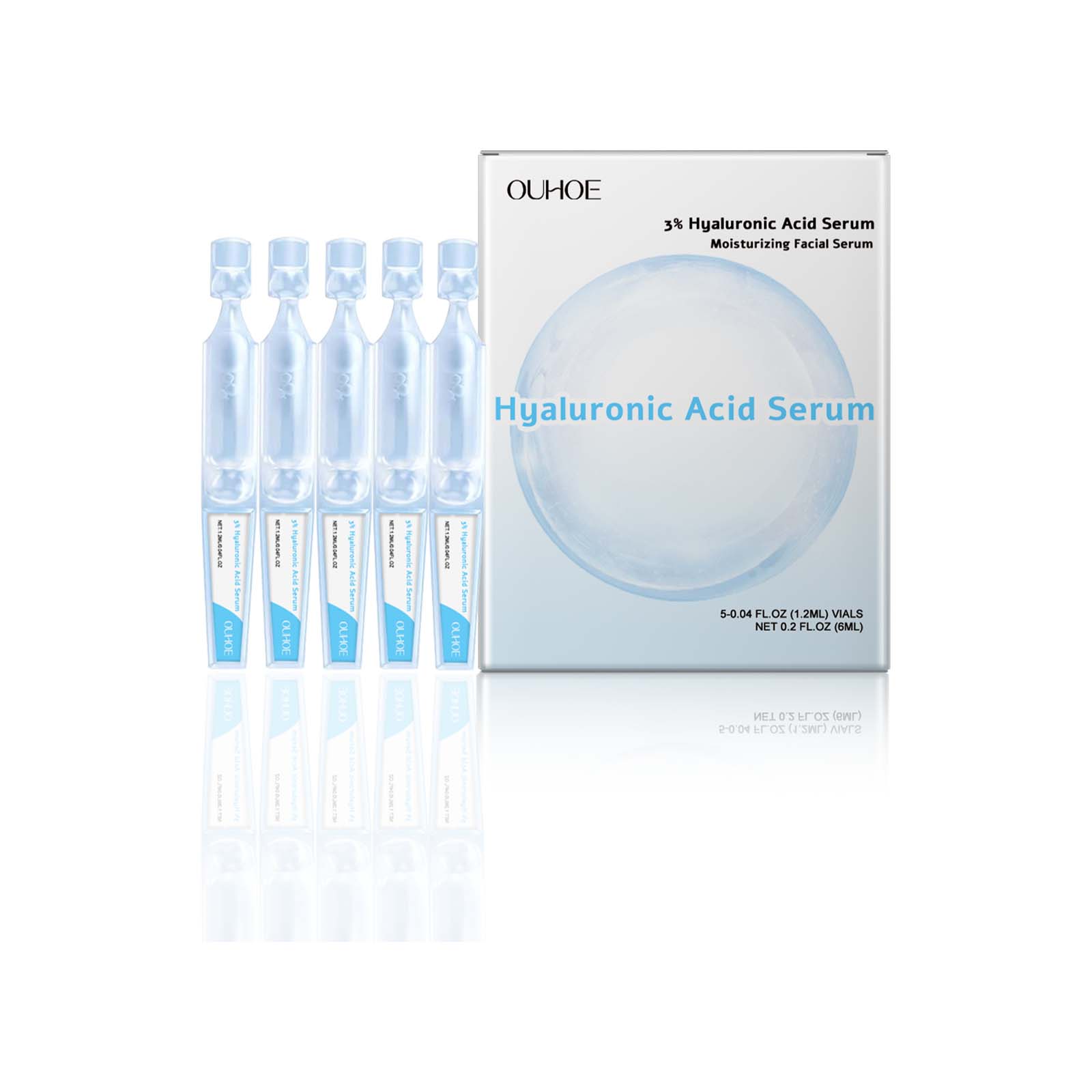 Ouhoe Hydrating Essence With Hyaluronic Acid Hydrates, Nourishes And Moisturizes Facial Skin