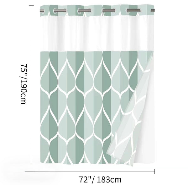 GeoWave Shower Curtain