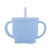 Baby Feeding Cups Baby Learning Baby Drinkware  silicone Sippy Cups For Toddlers & Kids With Silicone Sippy Cup Lids Solid