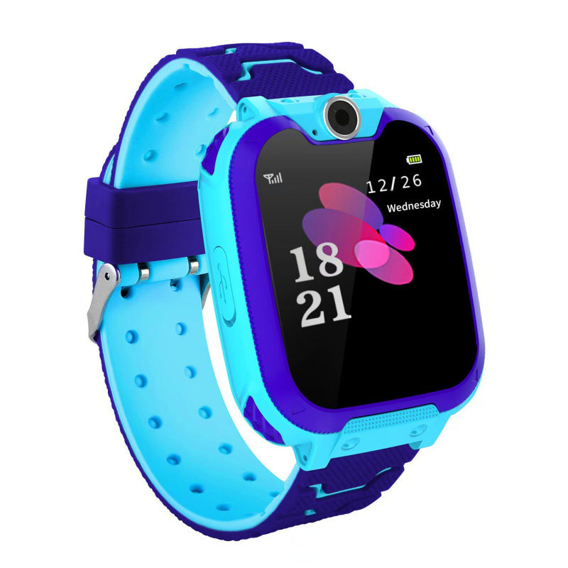 Children's Smart Phone Watch Waterproof Q12 English Multi Language GPS Positioning