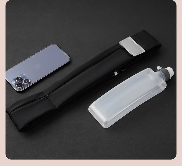 Sports waist bag for men and women, running phone bag, fitness waterproof multifunctional outdoor sweat proof invisible waist belt, close fitting