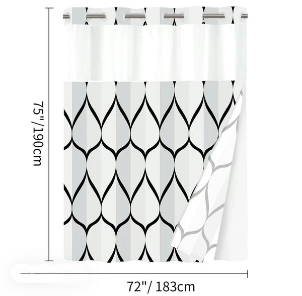 GeoWave Shower Curtain