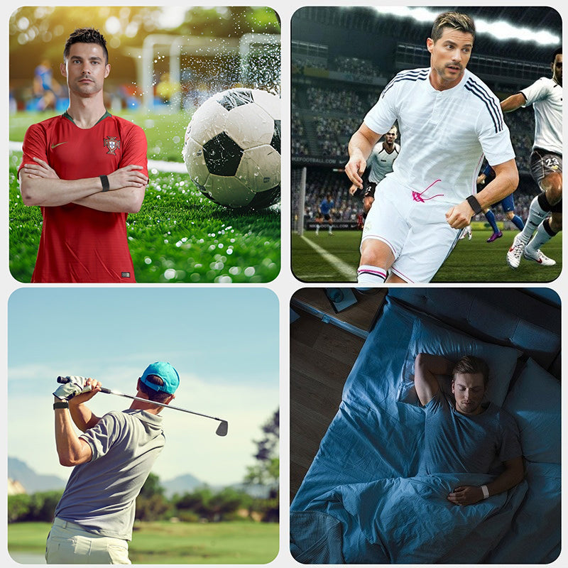 SportFlex Soft-Touch Silicone Wrist Band: a waterproof and sweatproof replacement band that is compatible with the WHOOP 4.0 HRM