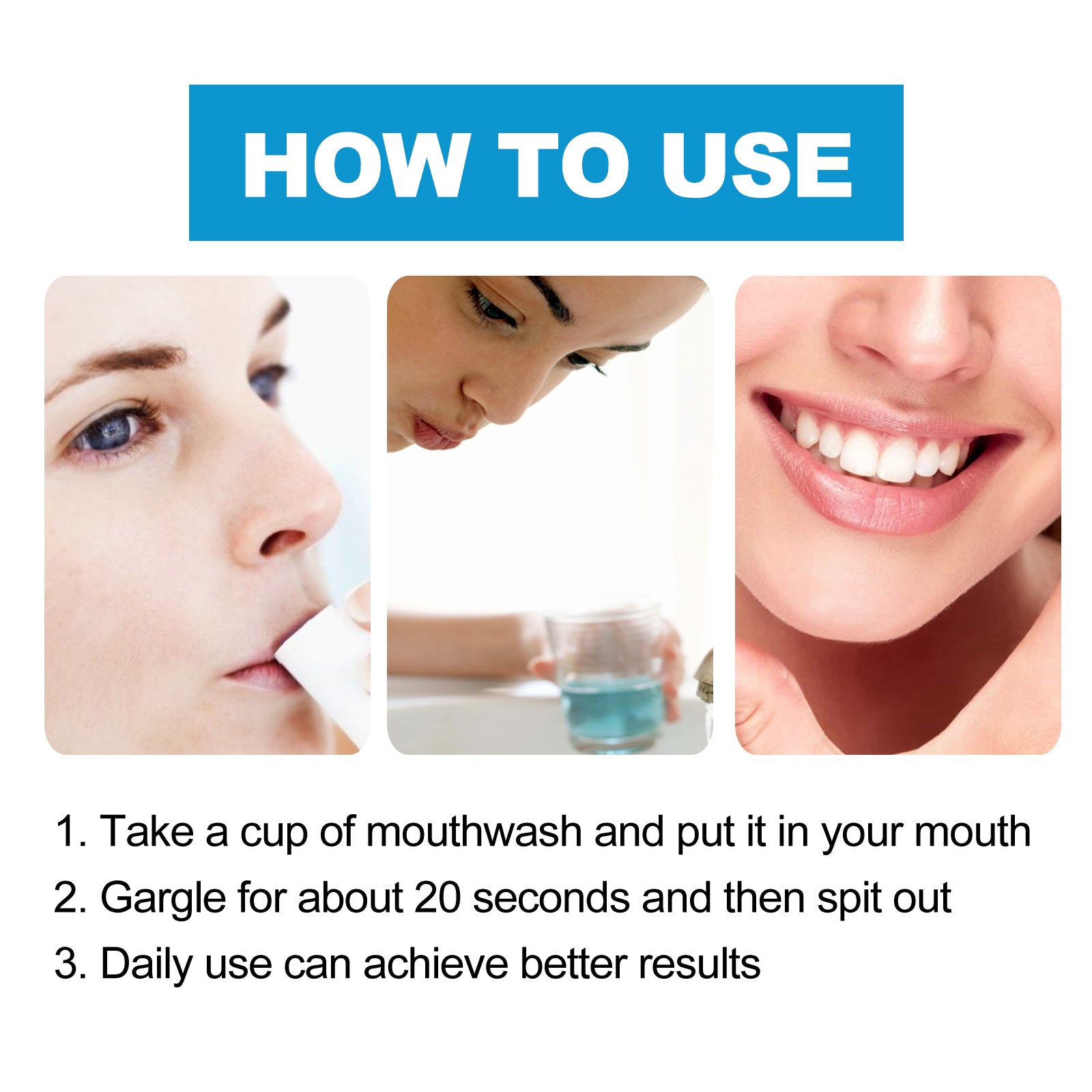 Jelly Cup Mouthwash Cleans Bad Breath, Teeth Stains, Smoke Stains, Brightening Teeth And Refreshing Breath