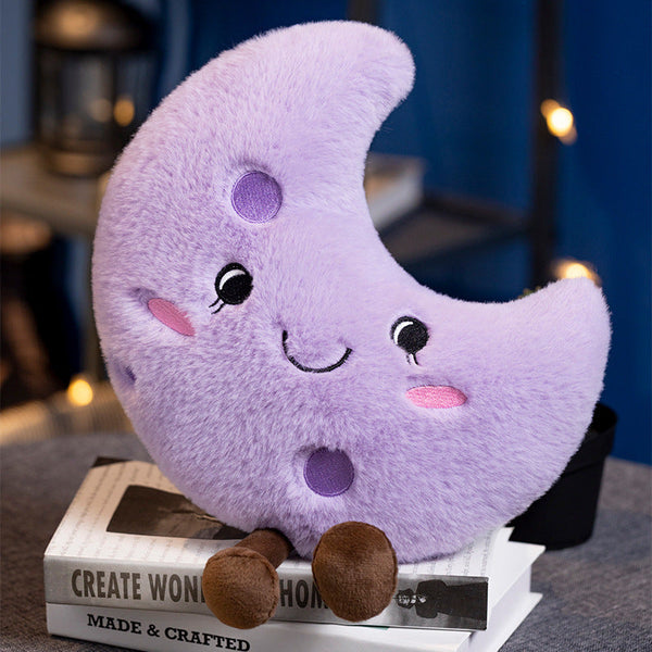 Amuseable Sun Small Sun Pillow Stuffed Toy Moon Cloud Cushion Pillow Doll Doll