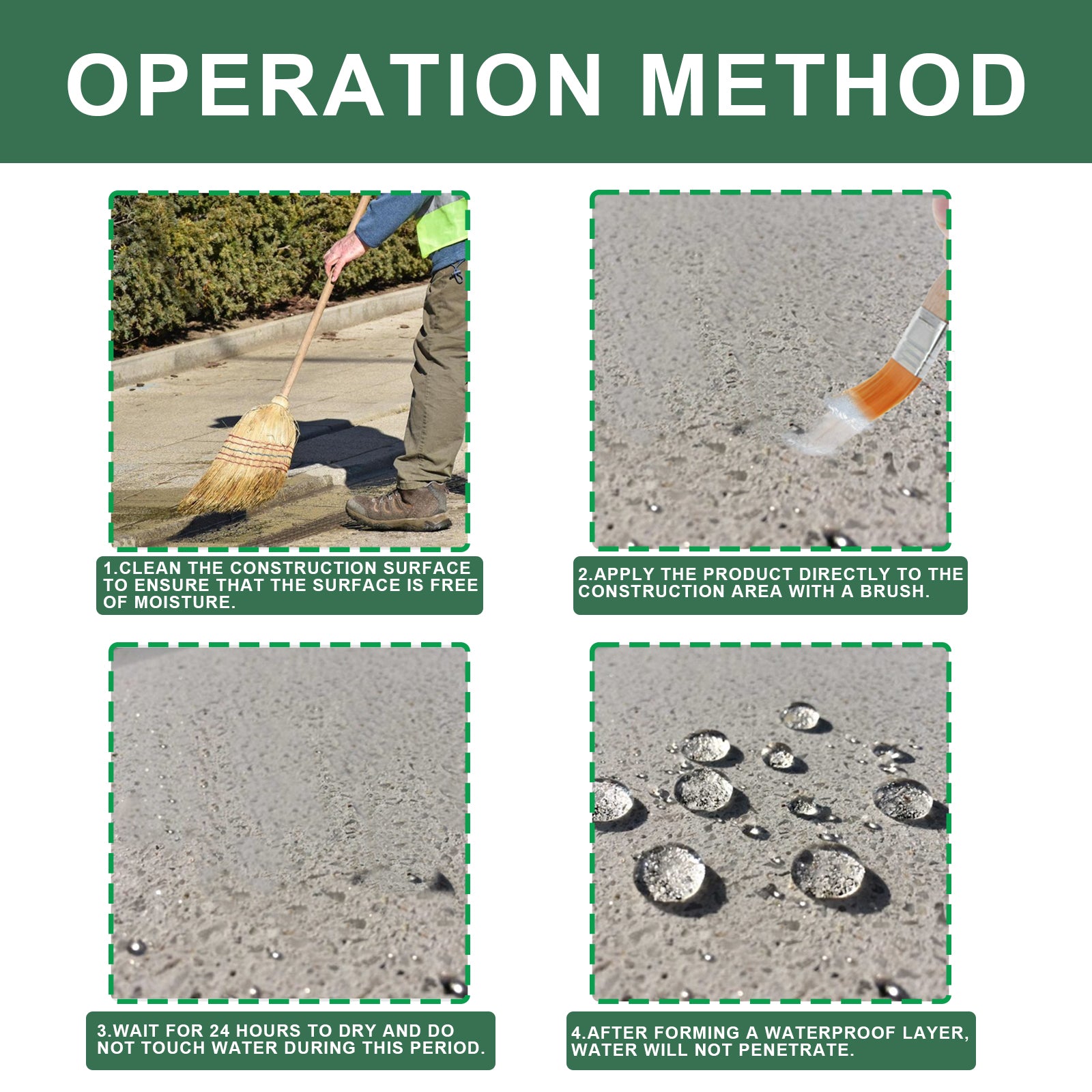 Polyurethane Waterproof Coating, Roof Bathroom Pipe Leakproof Smashing Brick Transparent Waterproofing Agent Wall Paint