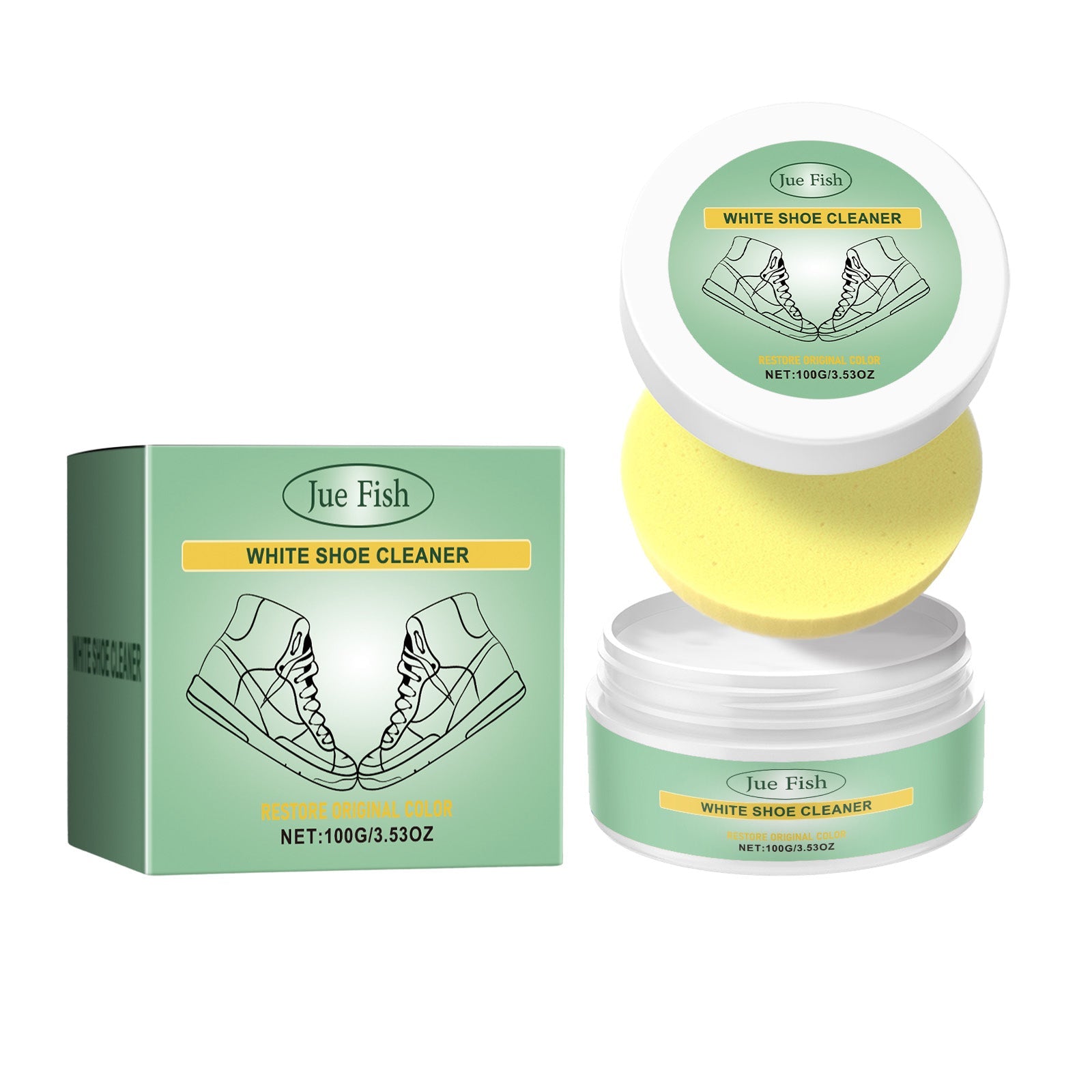 White Shoe Cleaning Cream Clean Leather Bag Small White Shoes Free Wash Maintenance Portable Cleaning Cream