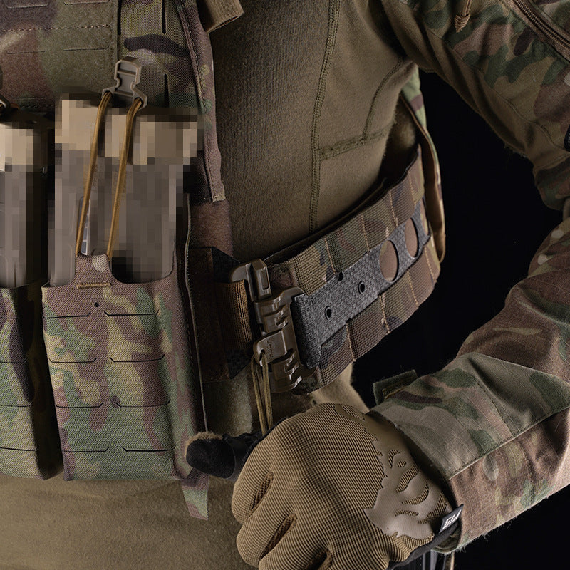 One Pair (2 Pieces) Style 3Ac Kit for FCPC V5 Tactical Vest Cummerbunds, with Quick Release Buckle, made of imported Tegris.