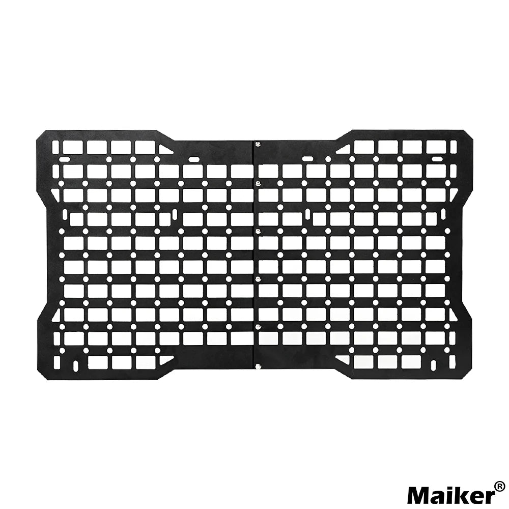 OFF ROAD Tailgate Storage Panel Tailgate Molle Panel Steel Cargo Shelf Storage Luggage Holder Carrier for Ford Bronco Accessorie