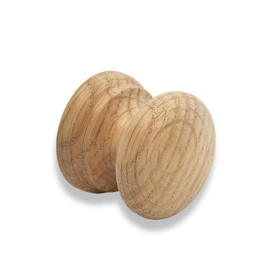 Round Oak Cabinet Knob 