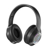 Head mounted Bluetooth earphones, wireless Bluetooth earphones, foldable - Black