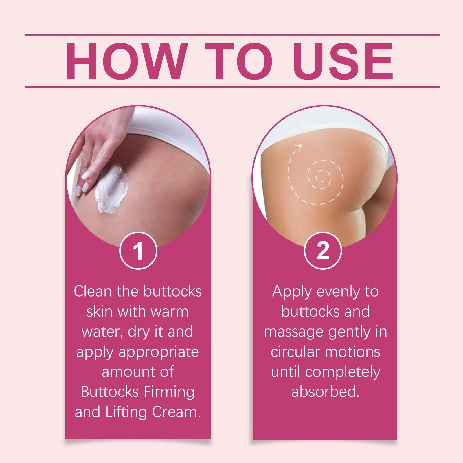 Butt Firming And Lifting Cream Highlights Curves, Lines, And Volumizing Butt Care Cream