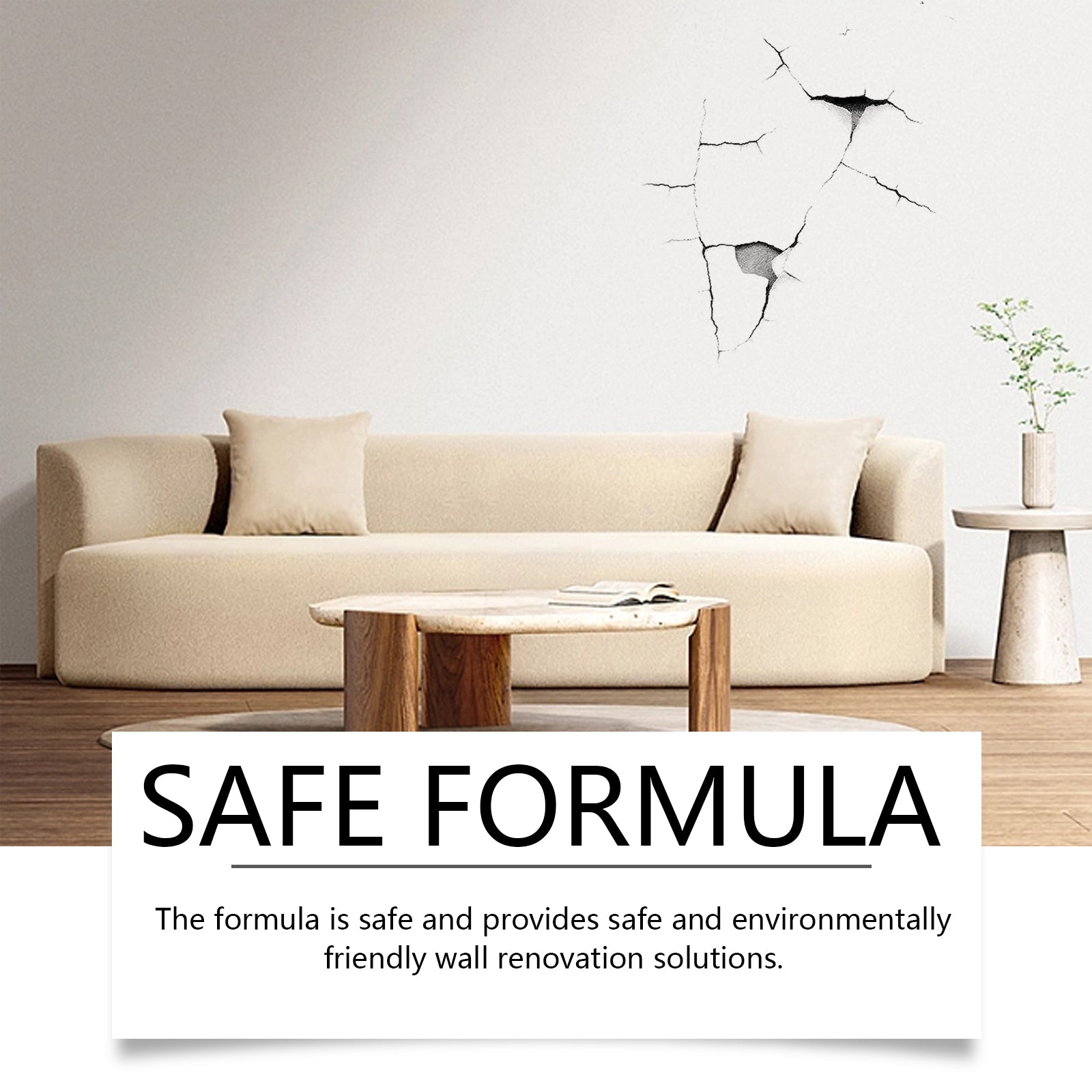 Wall Direct Paint, Repair Home Interior Renovation Direct Paint Cover Moisture-Proof Peeling Mold Spray