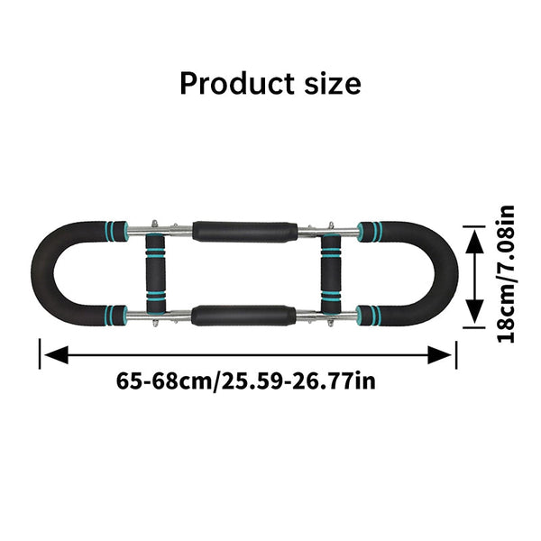 Adjustable Spring Twister Arm Exerciser: Strengthen forearms, triceps & chest. Portable home fitness gear.