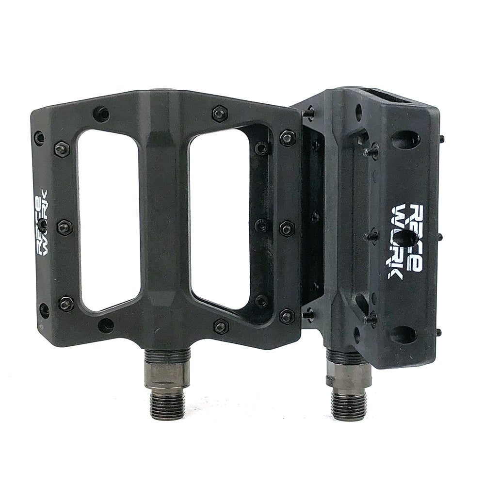 Mountain Bike Bicycle Nylon Fiber Peilin Pedal Dead Fly Bearing Pedal Non-Slip Pedal
