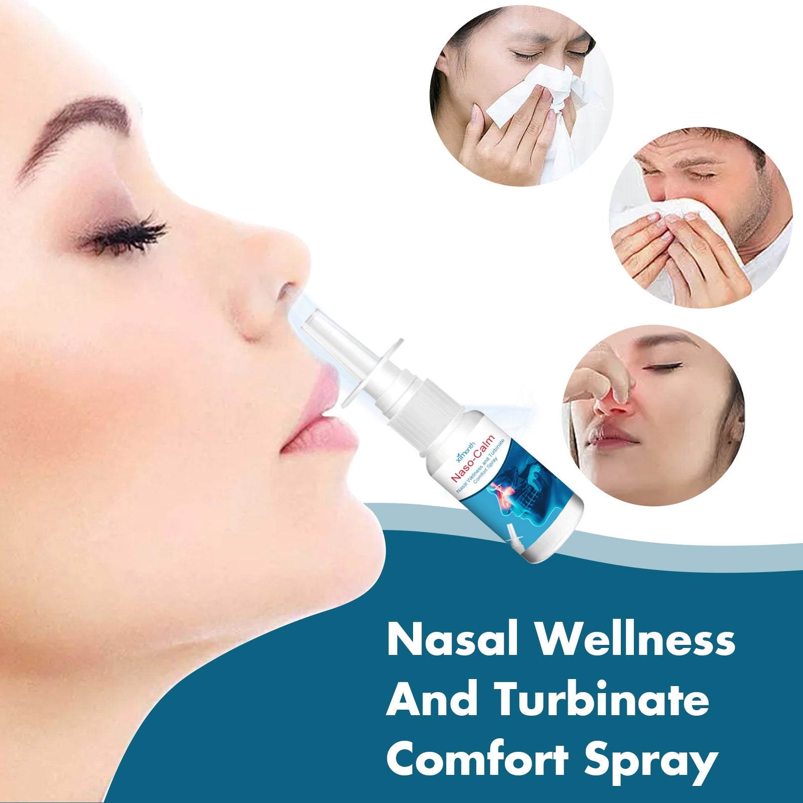 Nasal Spray Relieves Nasal Congestion, Itchy Nose, Nasal Irritation And Nasal Cleansing Care Nasal Spray
