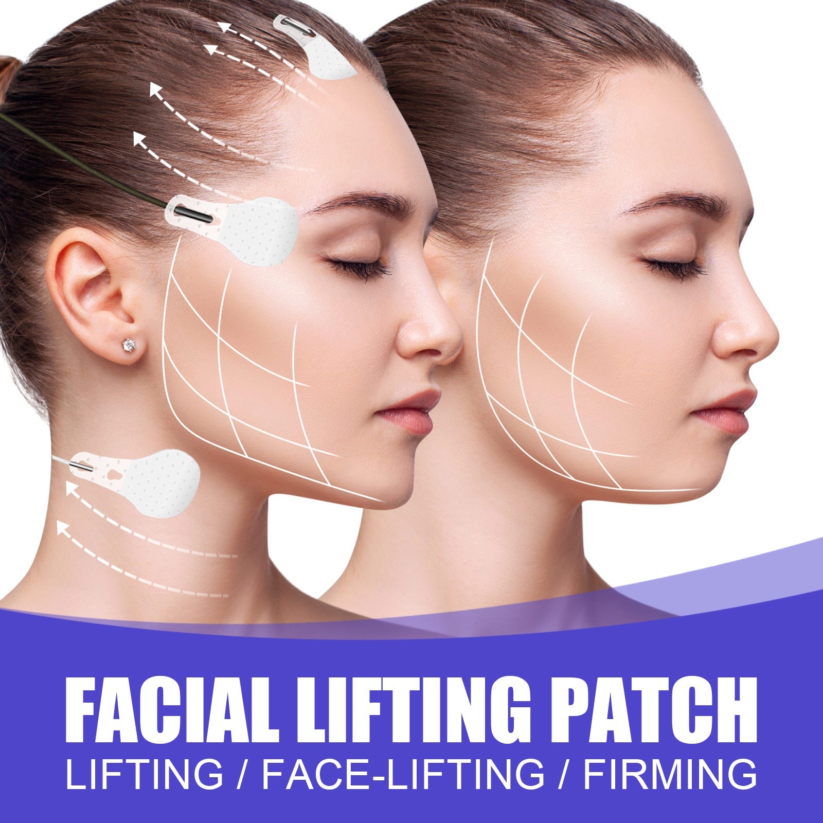Face Lifting Patch V-Shaped Face Lifting Patch Skin Firming And Thin Chin Muscle Lifting And Swelling Elimination Shaping Patch