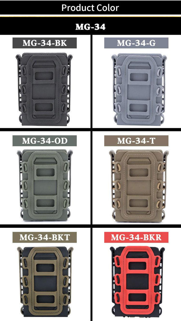 Live CS Tactical Waist Hanging Box 5.56&7.62 Elastic Scorpion Quick Pull Outdoor Multi purpose Kit