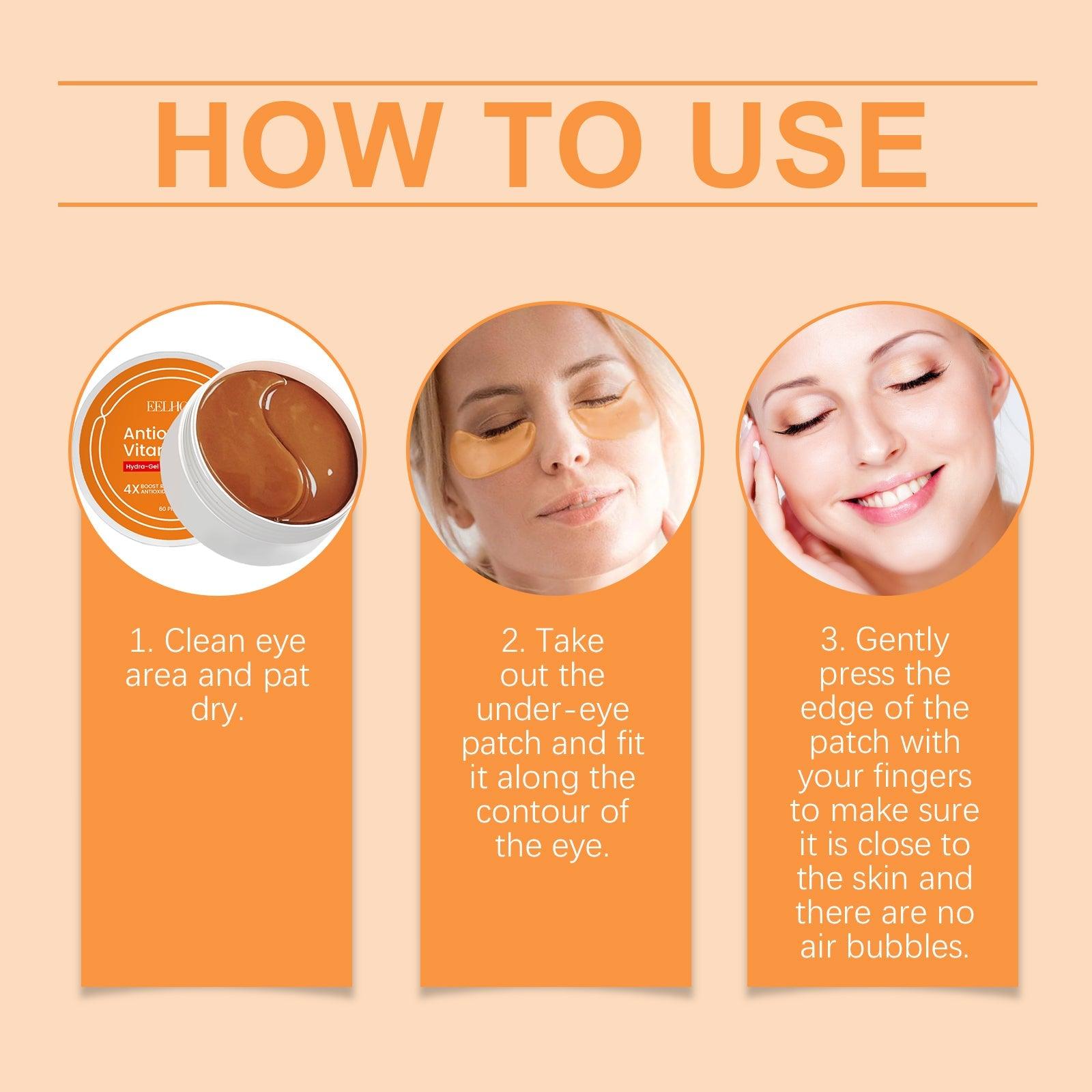 Vitamin C Under Eye Patch Bag Care Cool And Moisturize The Skin Around The Eyes Eye Mask Patch