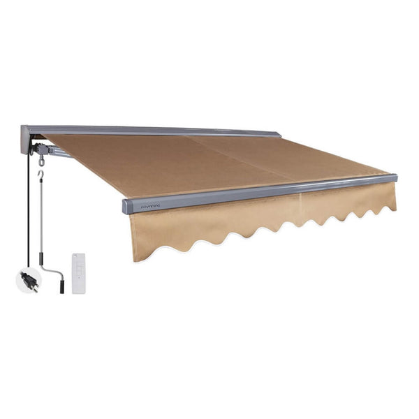 Advaning Classic Series Fully Assembled Retractable Sun Shade Canopy Awning (SAK92851)