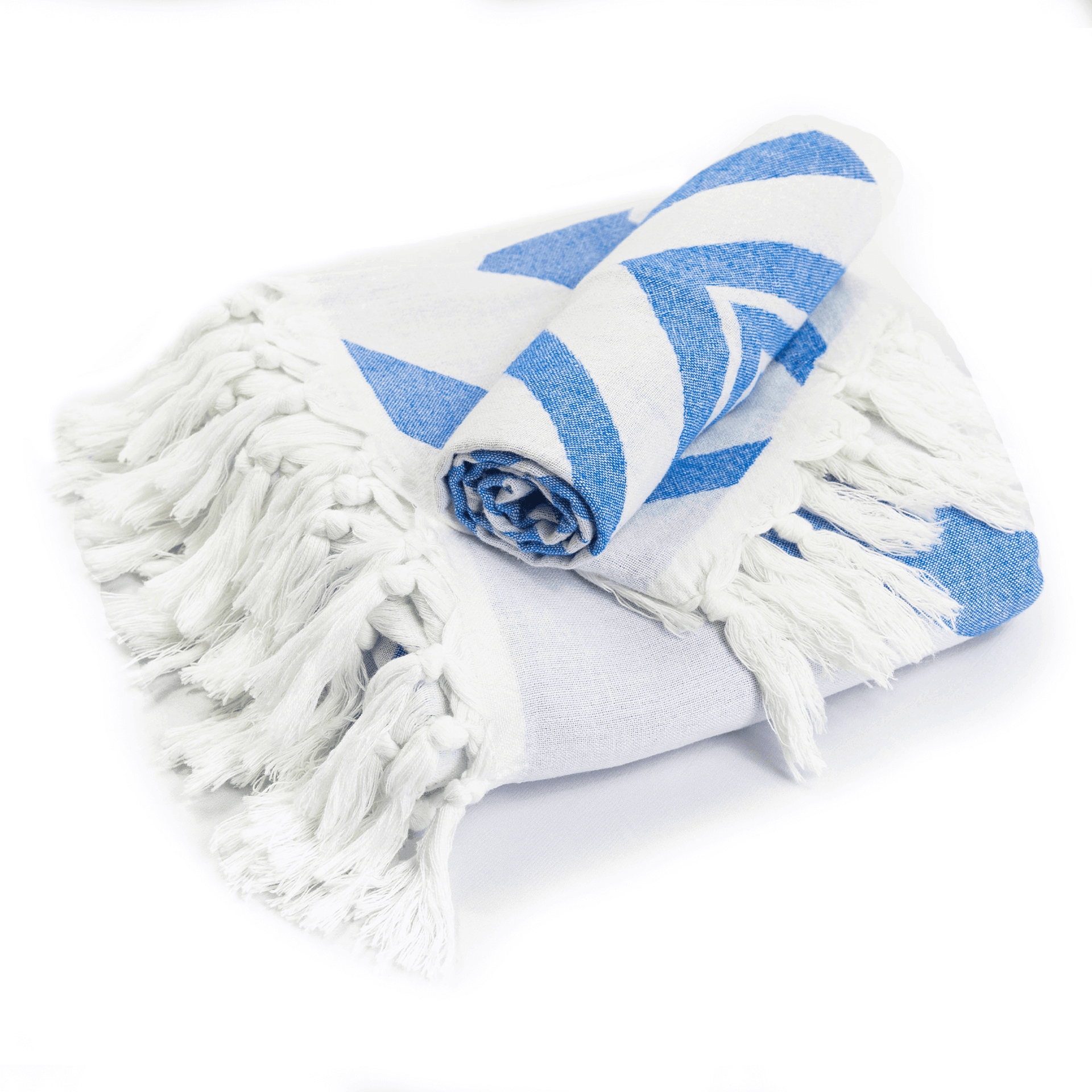 Turkish Towel | Single Set | Blue + White