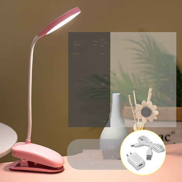 Bright LED Table Lamp Study Desk Reading Book Lamp Eye-care Bedside Bedroom Battery Desk Light For Student Office LED Stand Decorative Table Lamp Cute Study Lamps for Bedroom Décor
