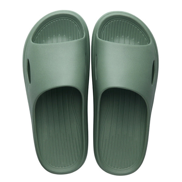 Women Summer Slippers Beach Slide Sandals Flip Flops Non-slip Soft Sole Men Couple Casual Shoes Non-Slip Quick Drying Slipper For Women Men Thick Sole Indoor Home Spa Open Toe Sandals