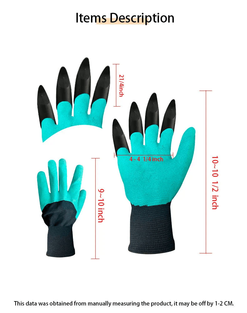 Gardening Gloves With Claws
