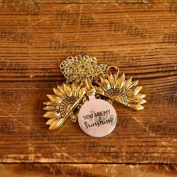 Sunflower Necklace - Gifts for You 'n Me