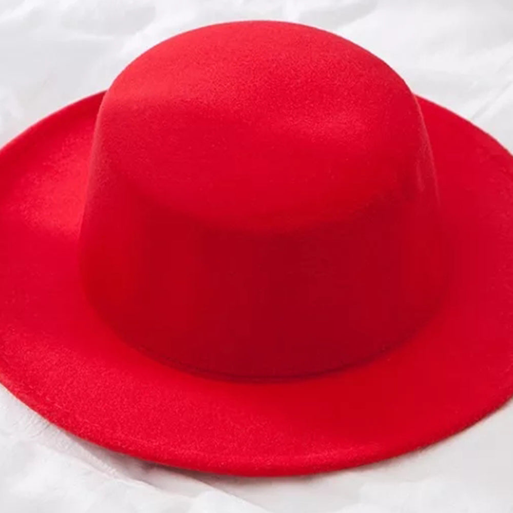 Winter Autumn Woolen Women Men Fedora Hats Fashionable Women Classic Wide Brim Fedora Hat Adjustable Big Fedoras Hat Luxury Brim Fedora Hat Summer Men Classic Hat