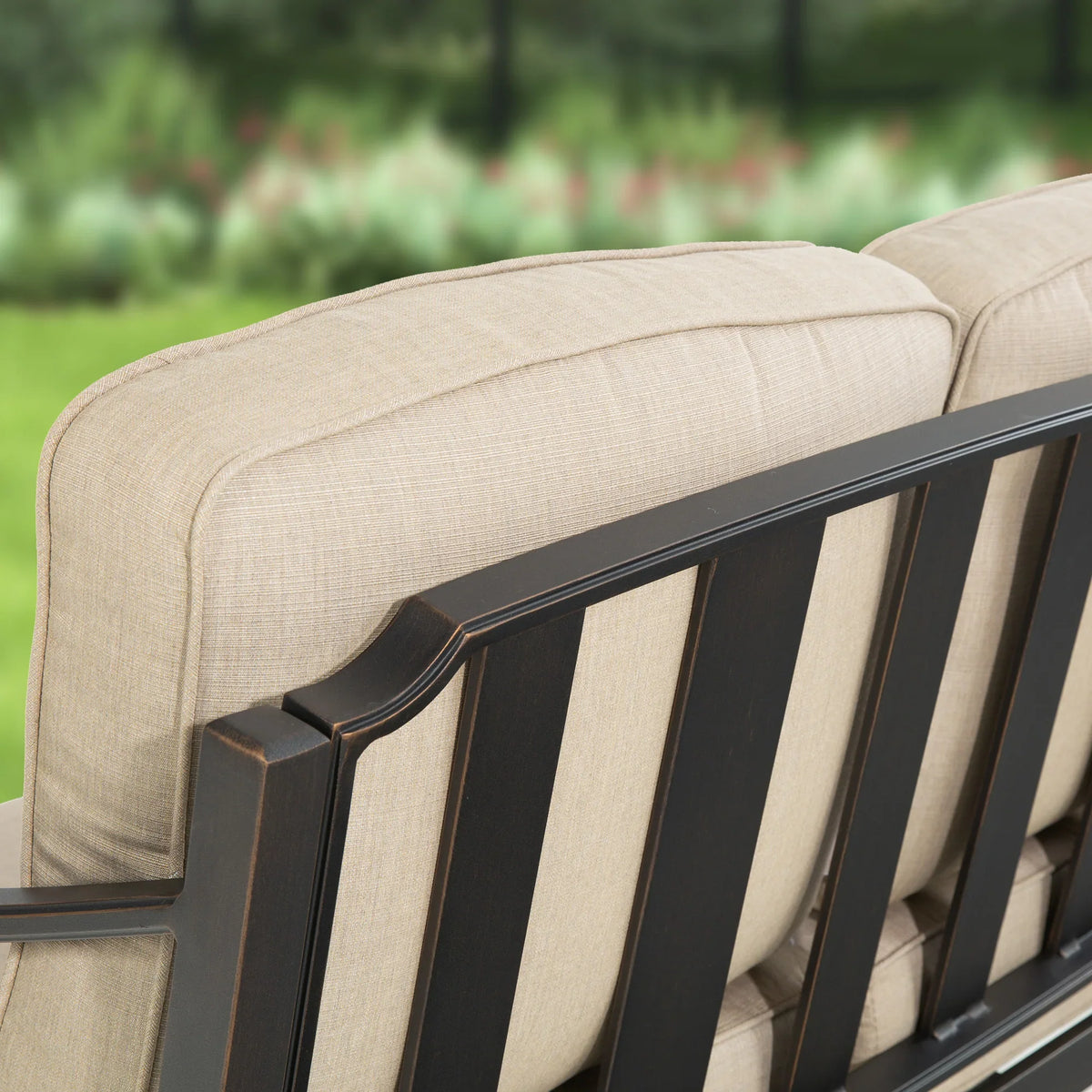 Tamarin 5-Seats Conversation Sofa set with 2 Ottomans