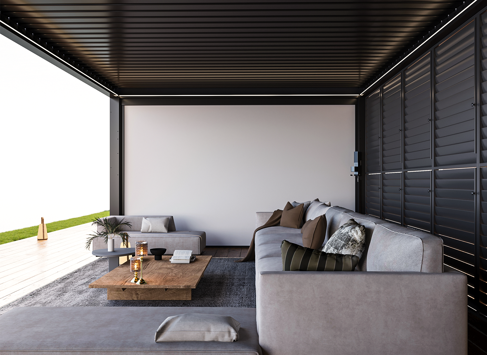 Motorized Projection Screen