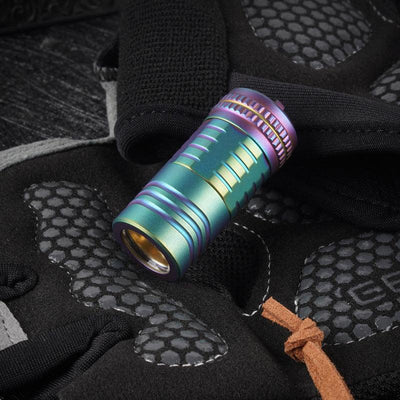 Keychain TItanium Alloy Flashlight EDC  Super Bright Mini led flashligts with Pocket Size