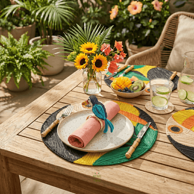 Toucan Handwoven Iraca Napkin Ring