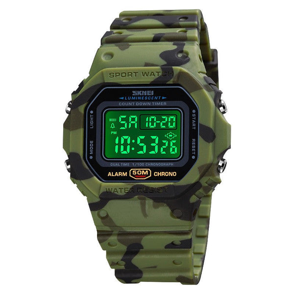 Luxury Modern Sports Watch With Led Digital Display Waterproof 50M Military Famous Unisex Watch For Man and Woman