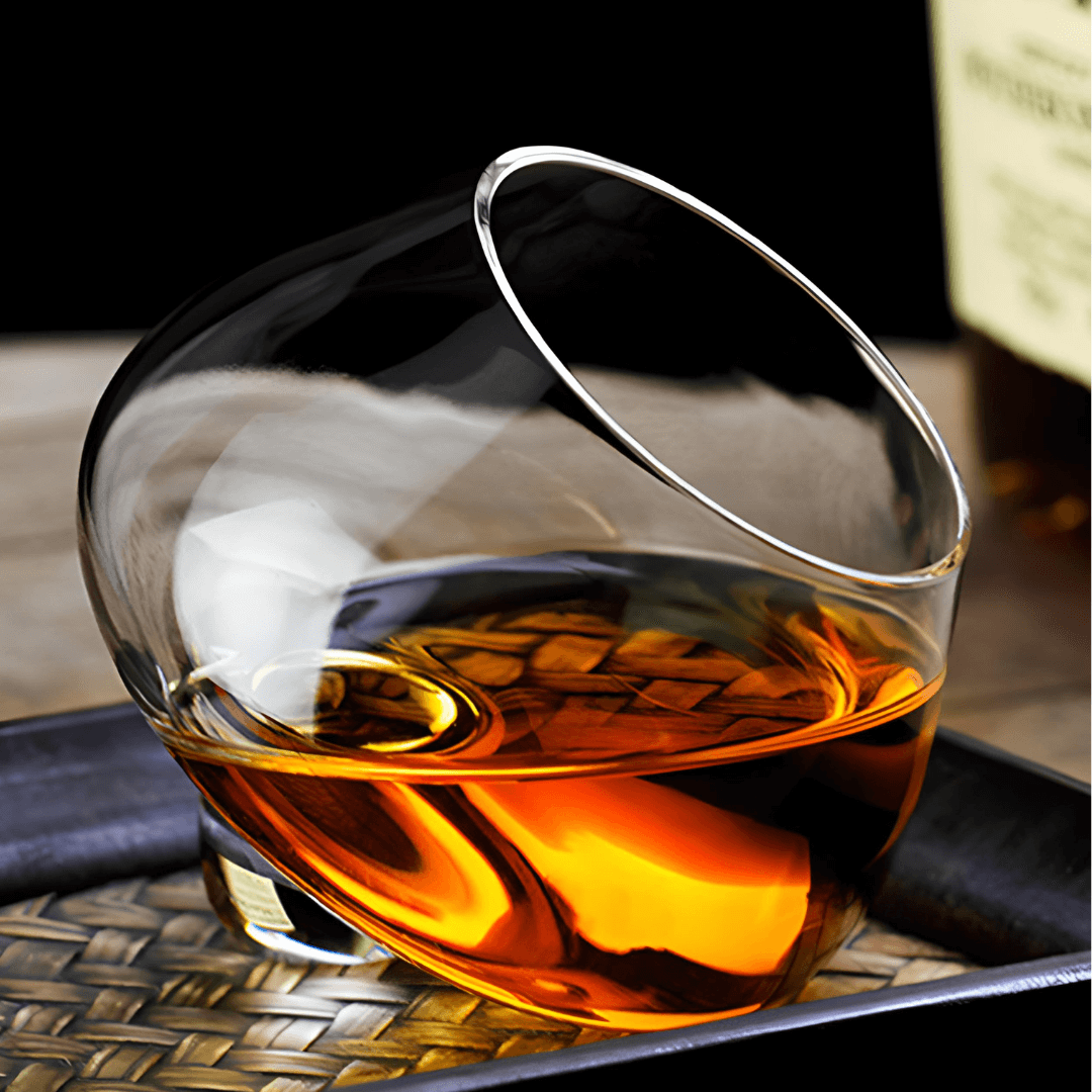 Kami Rotating Crystal Whisky Glass TsukiGlass