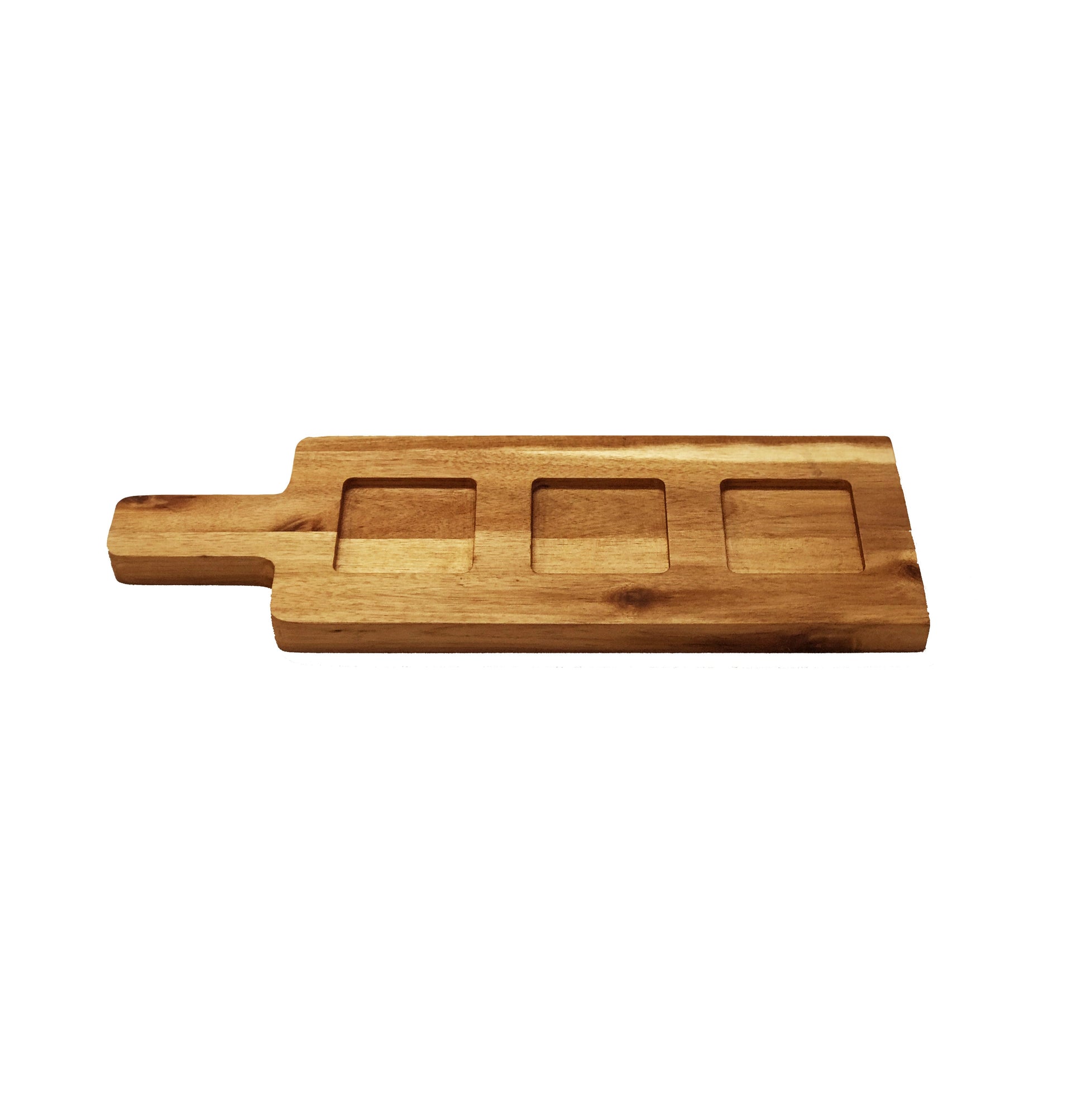Zavis Green Acacia Wood 3 Hole Double sided Flight Board 14