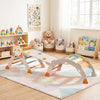 8-in-1 Foldable Climbing Toys for Toddlers Rocket-Themed-Macaron - Macaron