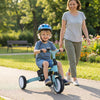 8-in-1 Folding Kids Tricycle with Removable Canopy and Push Handle-Blue