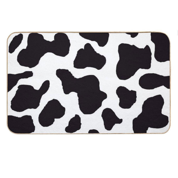 Cow Print Bath Mat