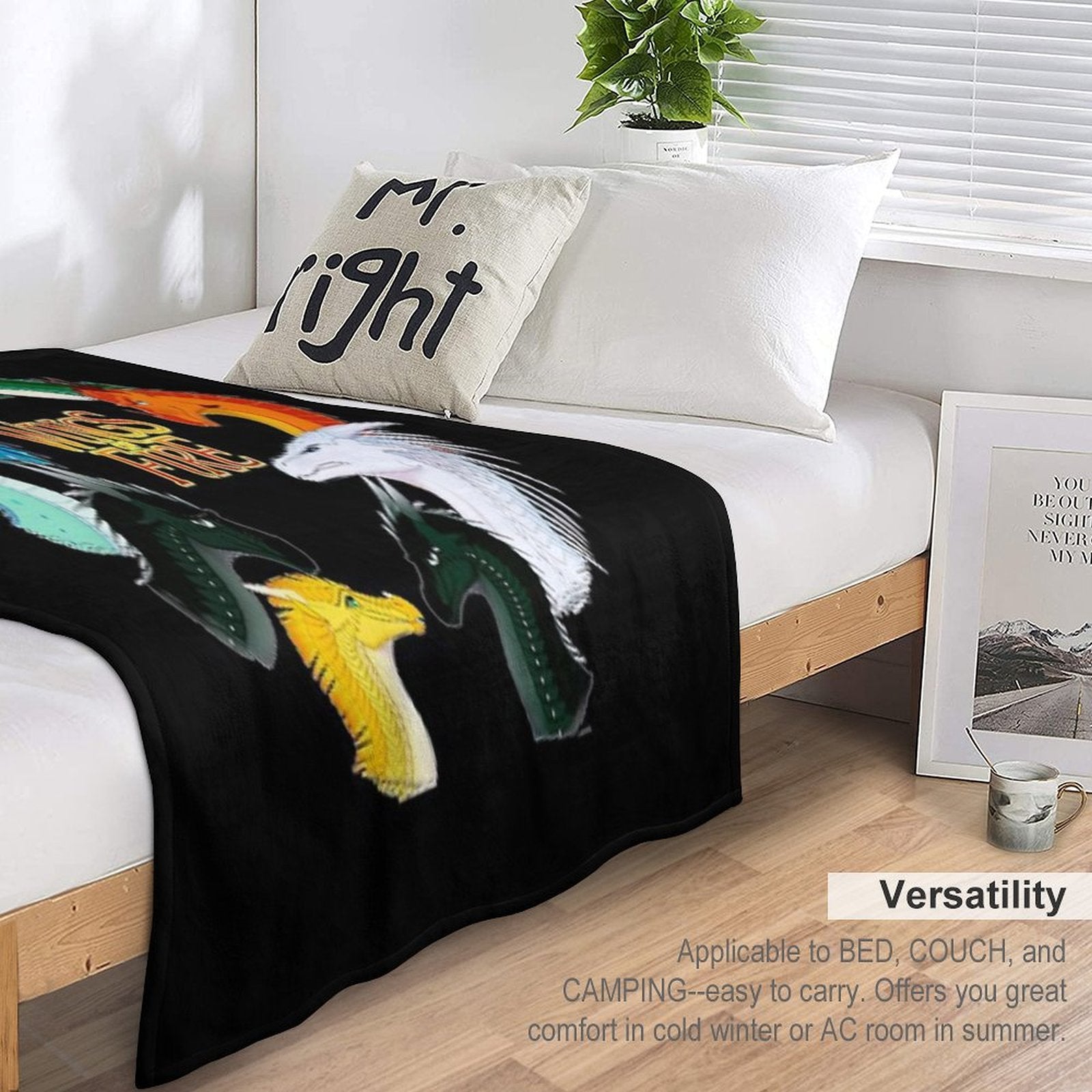 Wings Of Fire Eco-conscious Throw Blanket