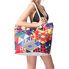 Boho Style Geometry Large Capacity Women Handbags Multifunctional Handbags Shoulder Tote Bags Swimming Storage Bag Beach Bag