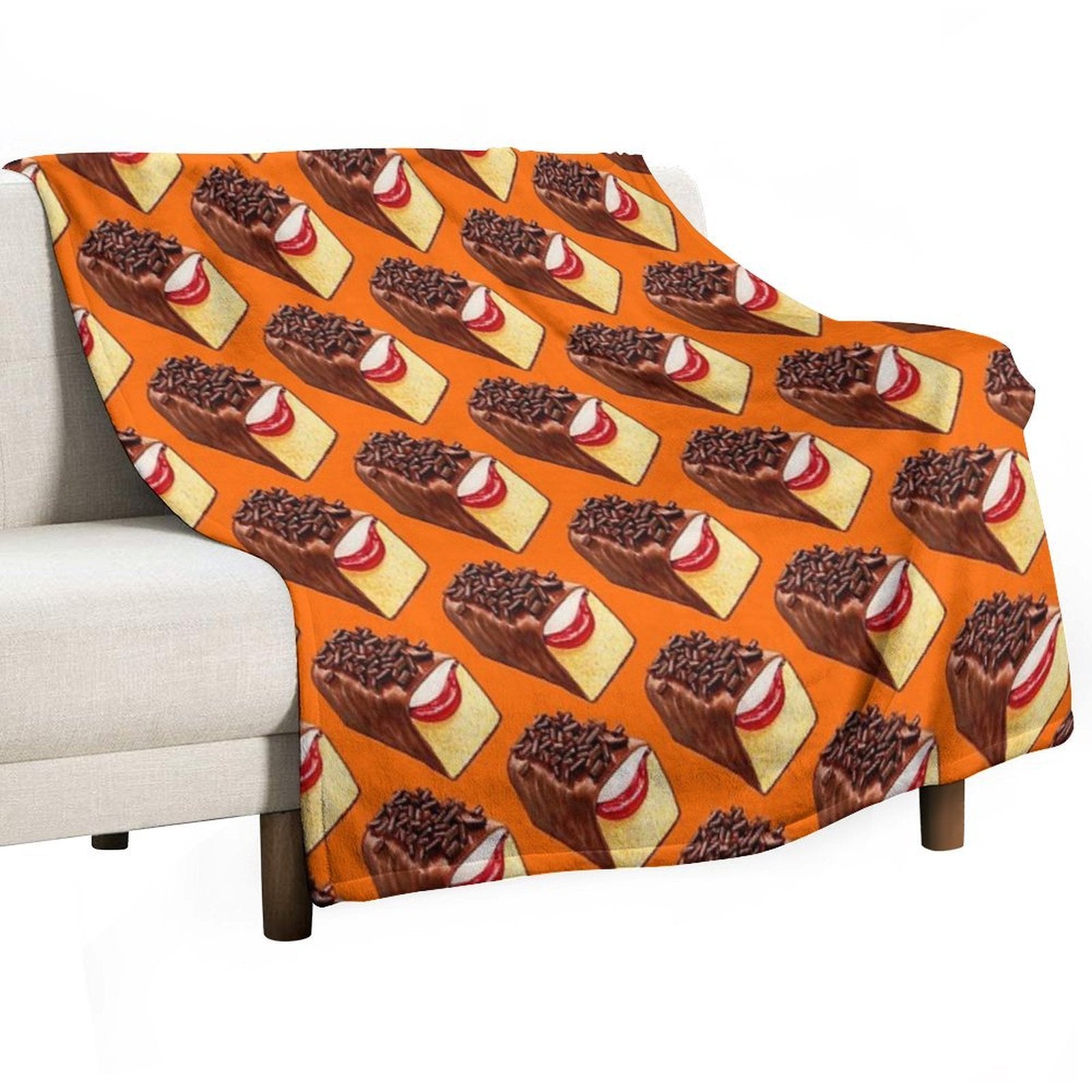 Gansito - Orange Premium Throw Blanket