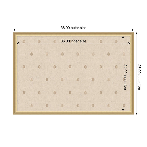 Pinboard Beige Botanical Block Print