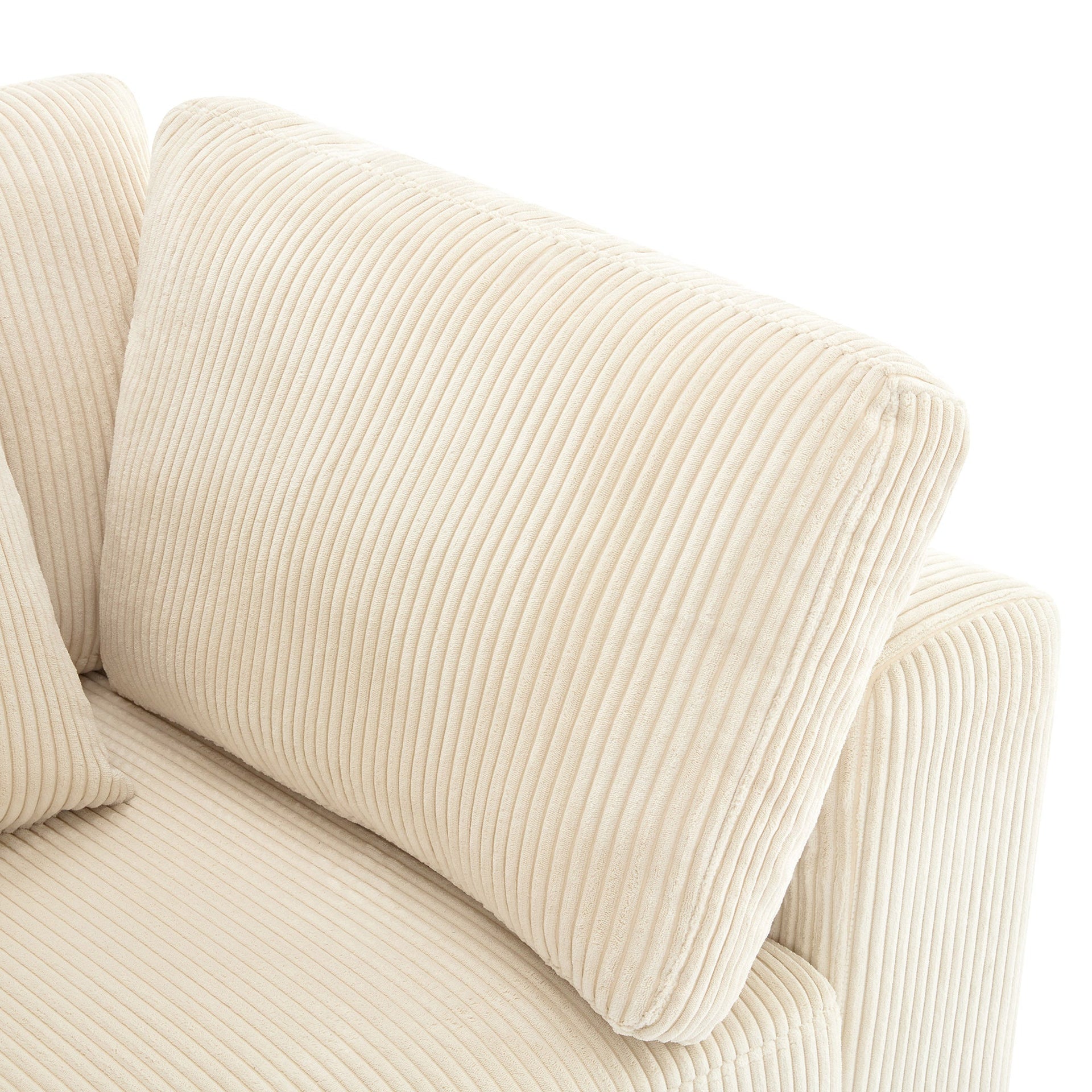 105'' 3 Seater Sofa with Removable Back Cushions and 5 Pillows , for Living Room, Apartment, Spacious Space