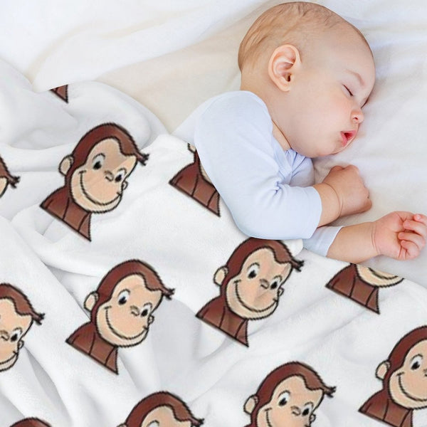 Curious George Velvety-soft Throw Blanket