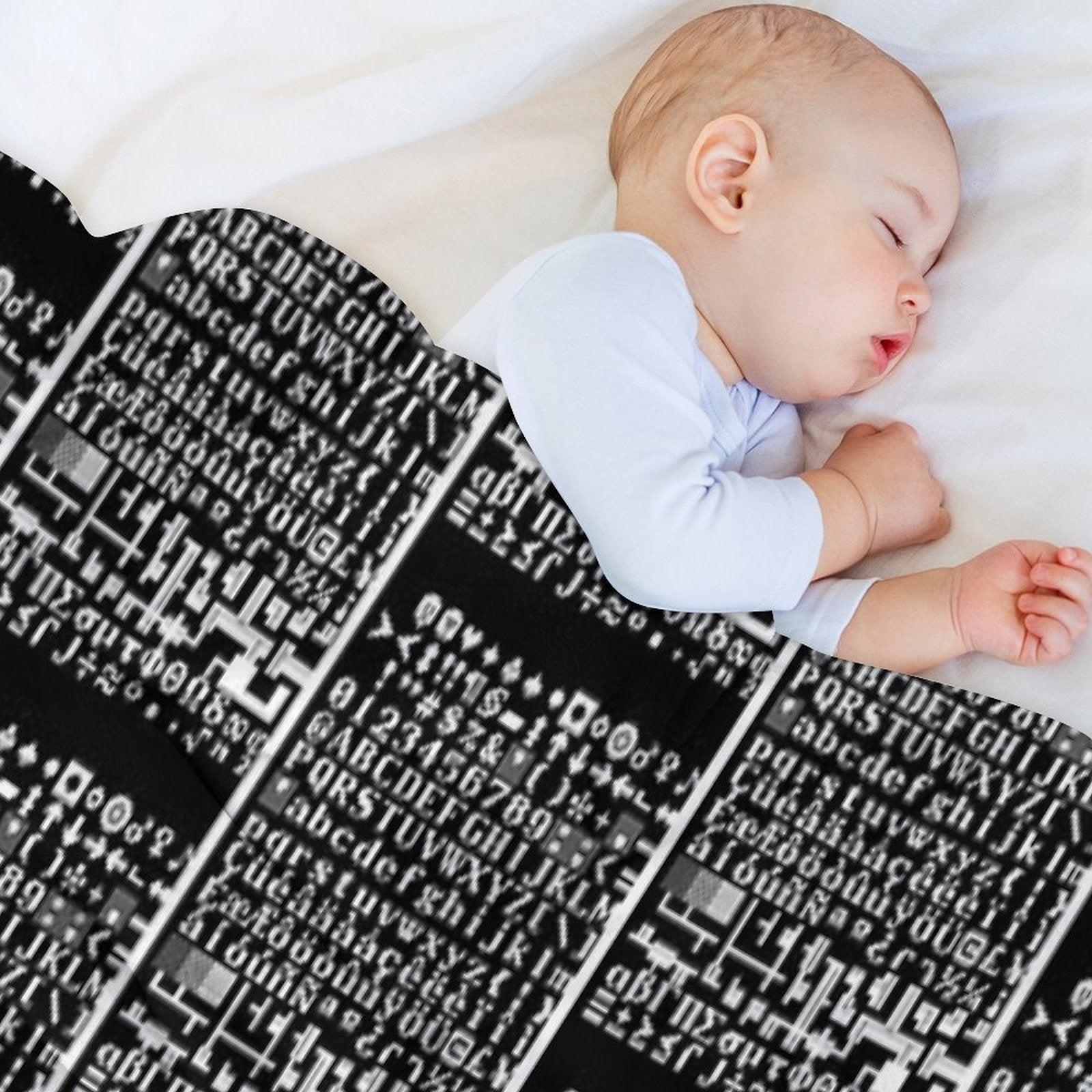 Dwarf Fortress Tile Set FnordSet Throw Blanket