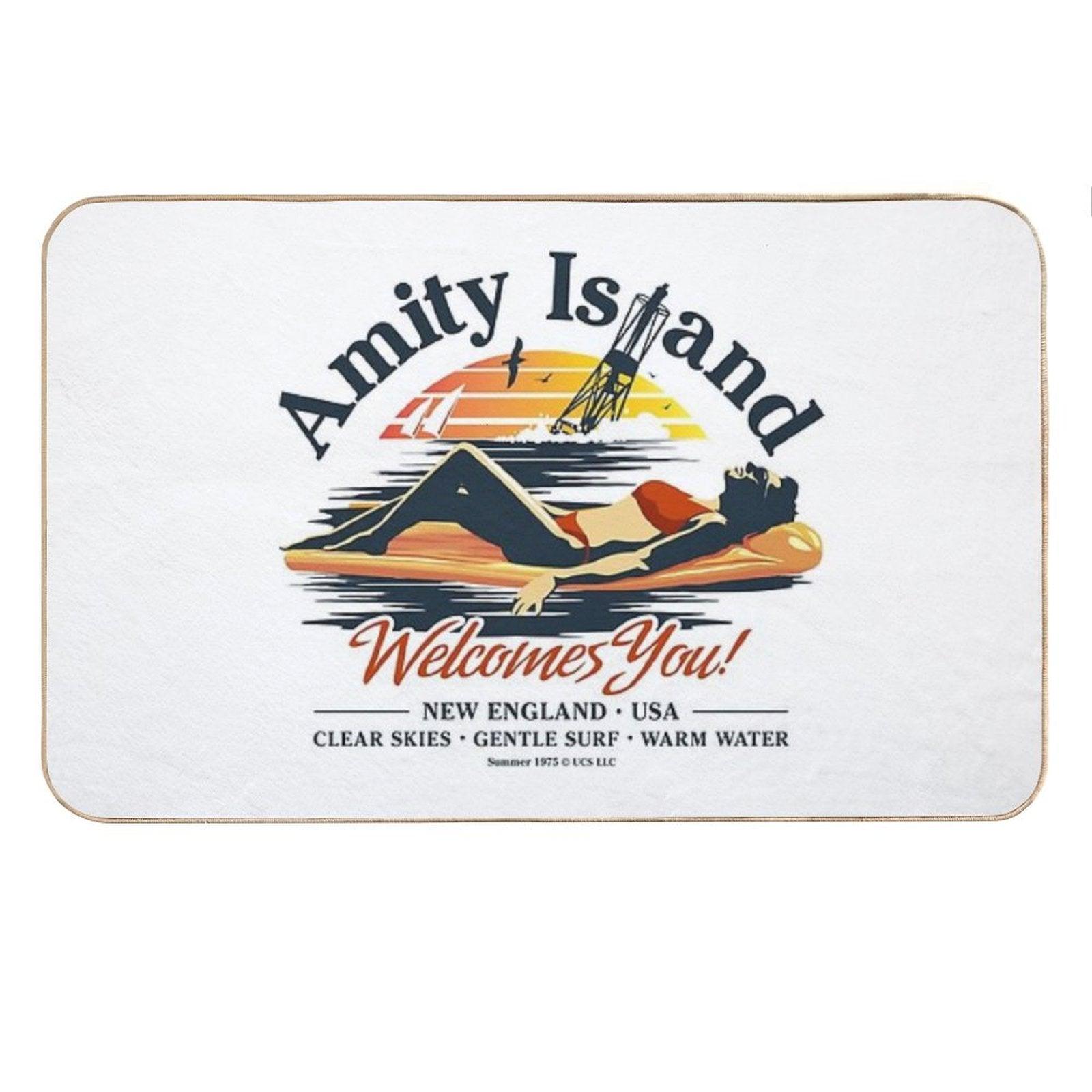 Amity Island Welcomes You Bath Mat