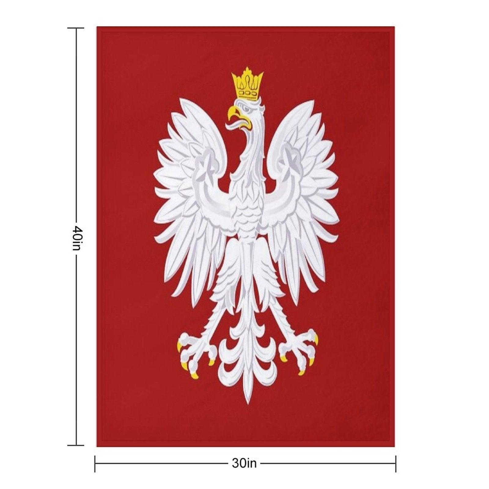 Polish Eagle Throw Blanket
